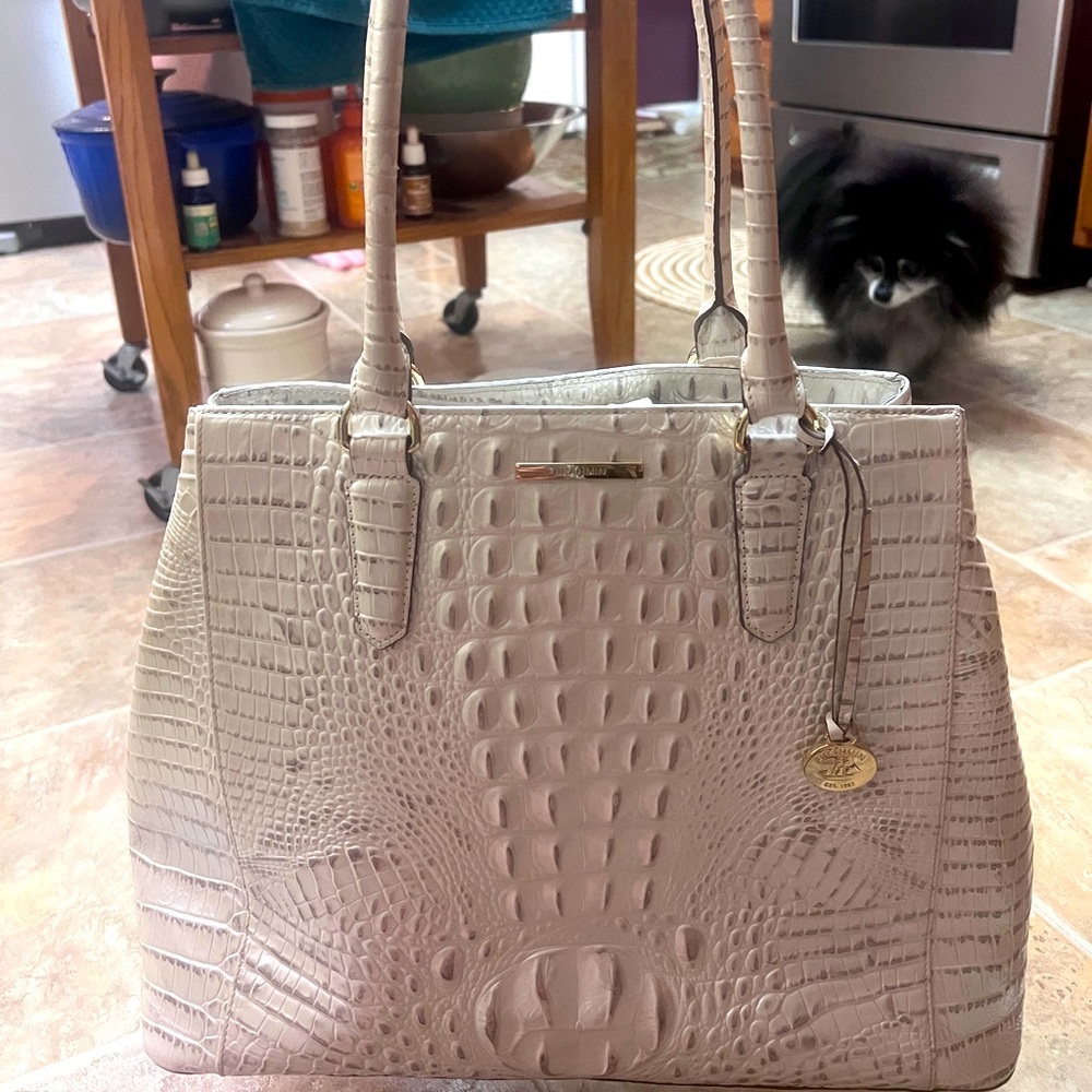 Pearl White Brahmin Gorgeous